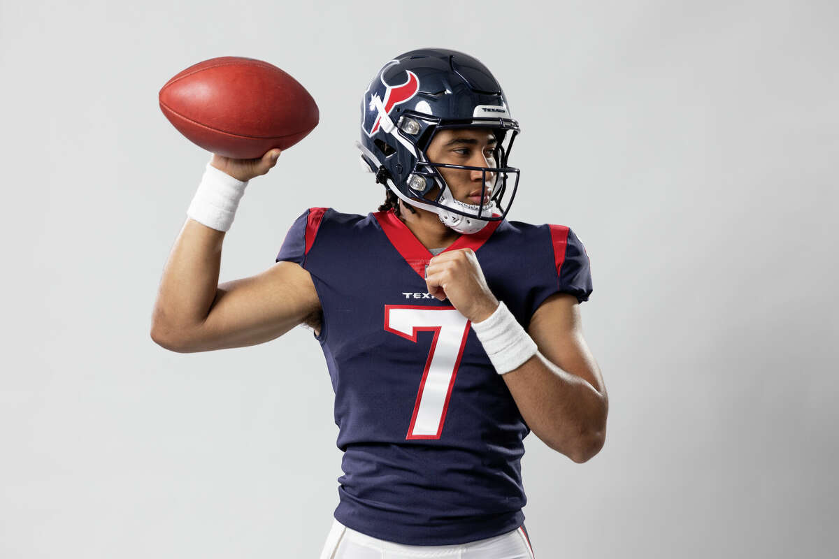 Texans rookies C.J. Stroud, Will Anderson at NFLPA jersey reveal party
