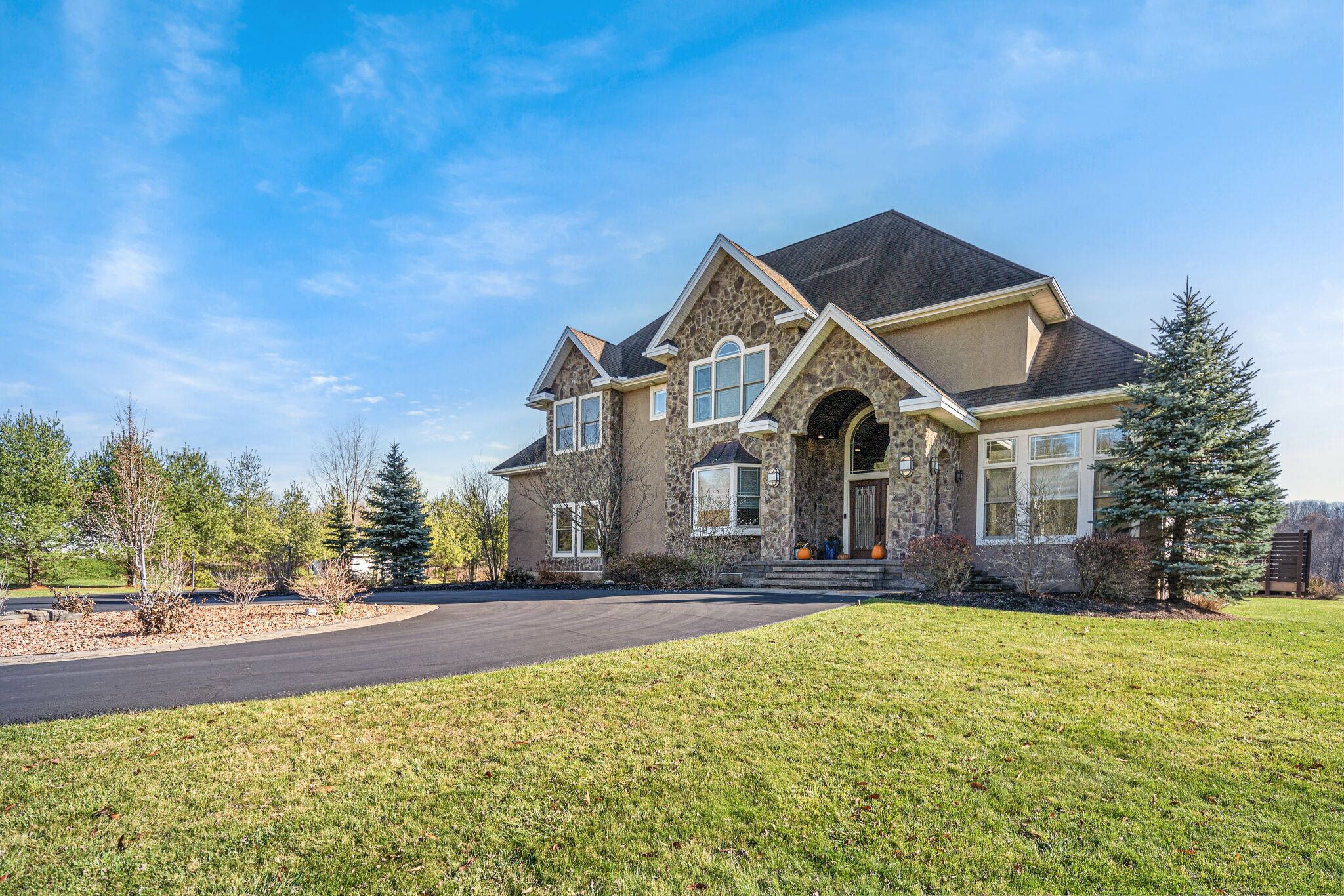 Altamont estate on 12 acres with finished basement for sale at 1.3M