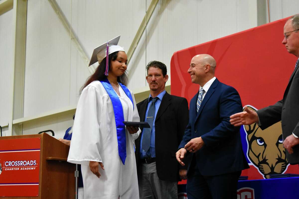 Crossroads Charter Academy graduates 11 seniors in Big Rapids