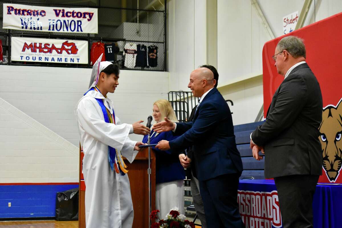 Crossroads Charter Academy graduates 11 seniors in Big Rapids