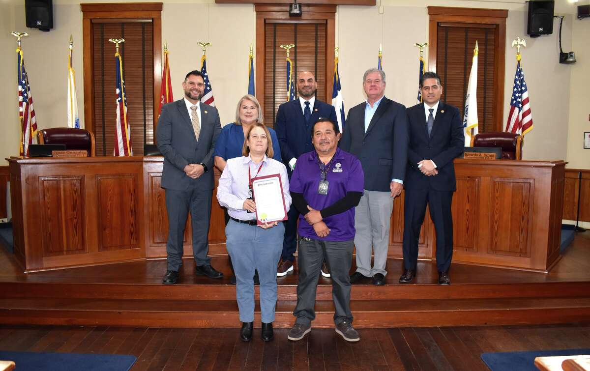 Personnel from Adult Protective Services were at the Webb County Courthouse as the Commissioners Court proclaimed June as the Elder Abuse Prevention Month on Monday, May 22, 2023.