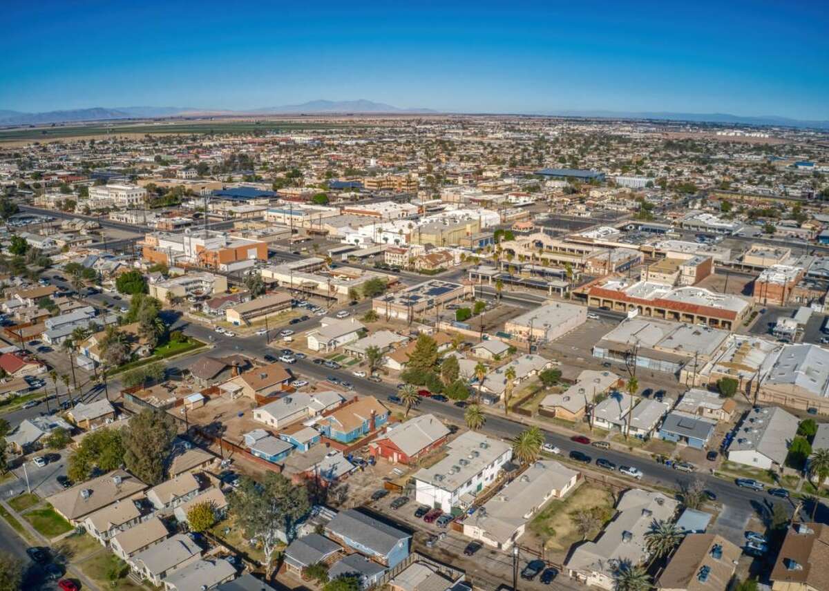 #10. El Centro, California - Active listings per 10,000 residents: 6 - Total active listings: 105 - New listings in April: 88 - Median list price: $354,950