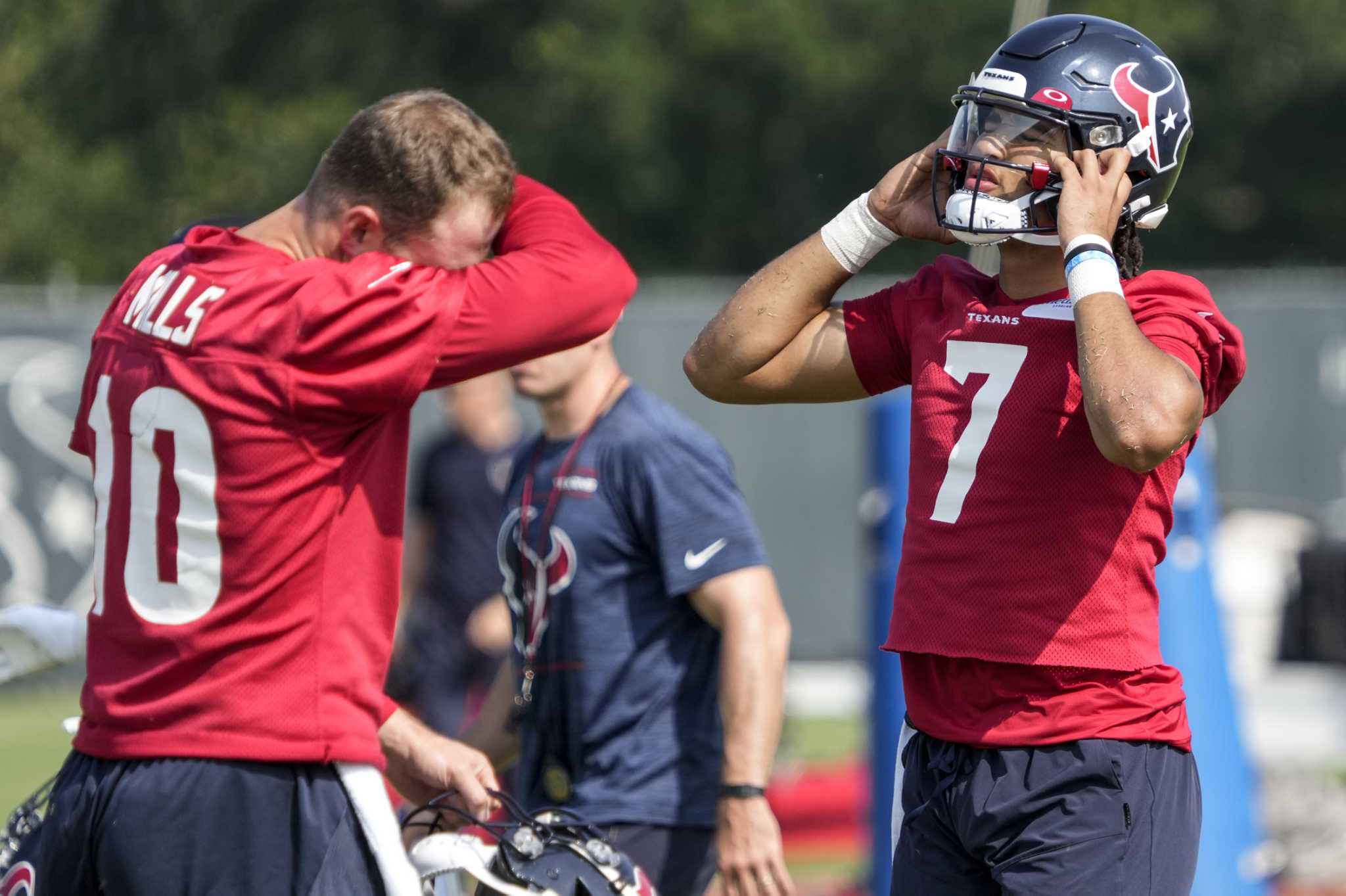 Houston Texans: C.J. Stroud starts out working with second team