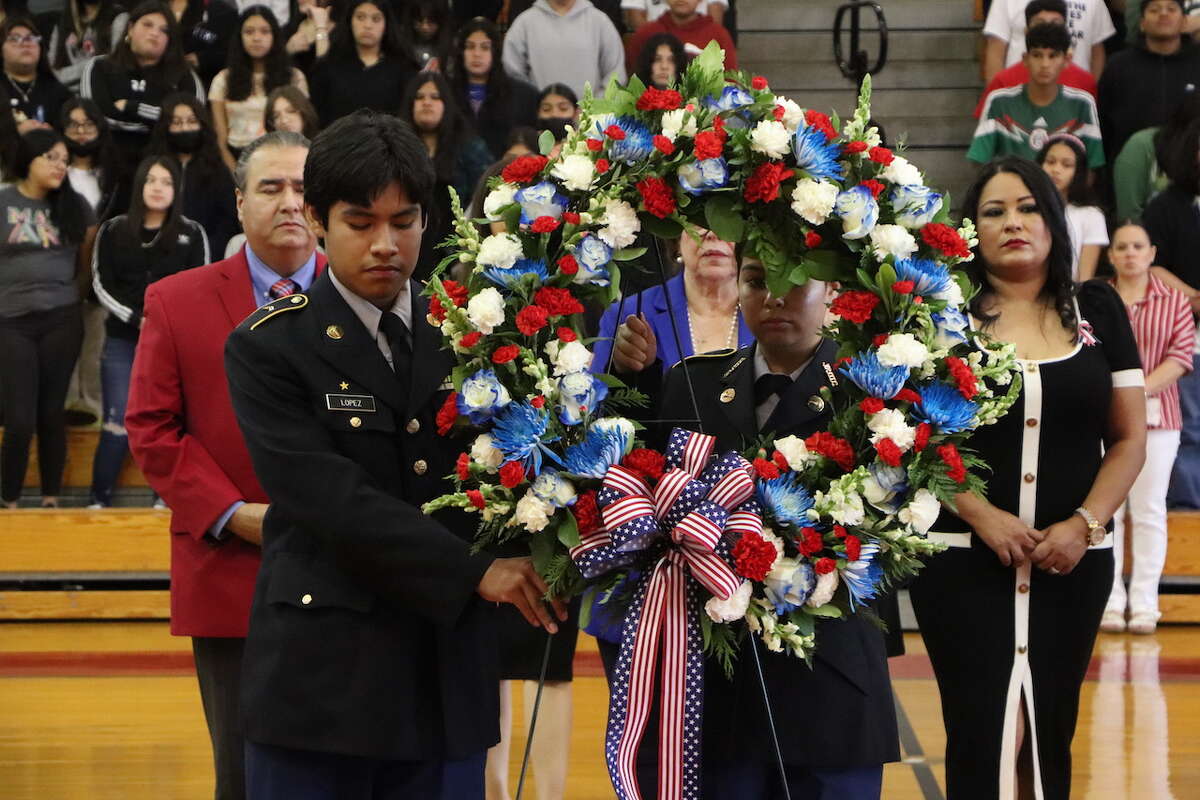 The Laredo Independent School District held a day of remembrance to honor all fallen war heroes, Prisoners of War and Missing in Action. 