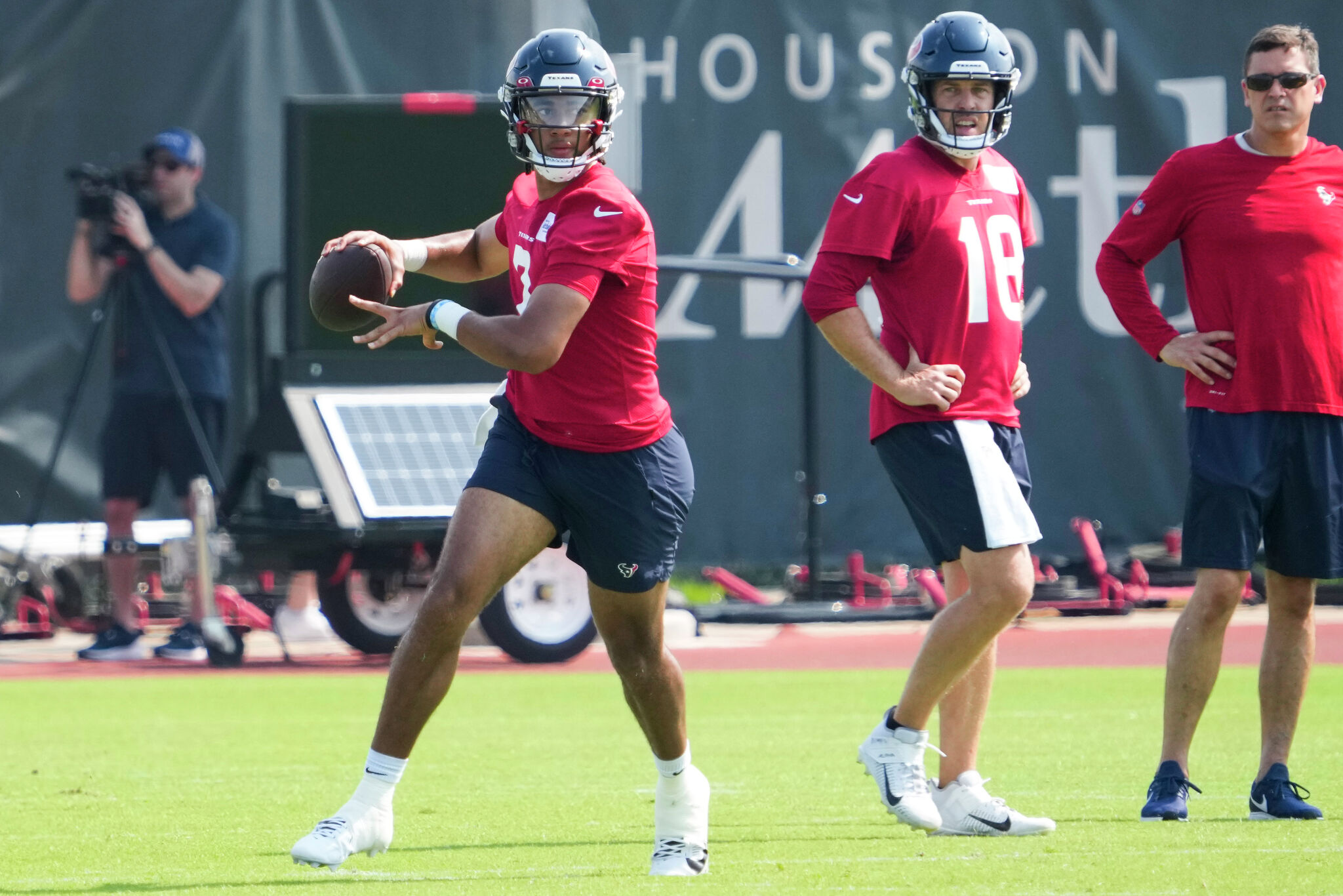 Houston Texans Training Camp Day 2 ! QB Competition! 