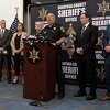 Sheriff Michael Zurlo speaks as law enforcement officials discuss a shooting in Clifton Park that left two Saratoga County sheriff's deputies wounded and a suspect mortally wounded during a press conference at the Paul E. Lent Public Safety Facility on Tuesday, May 23, 2023 in Ballston Spa, N.Y.