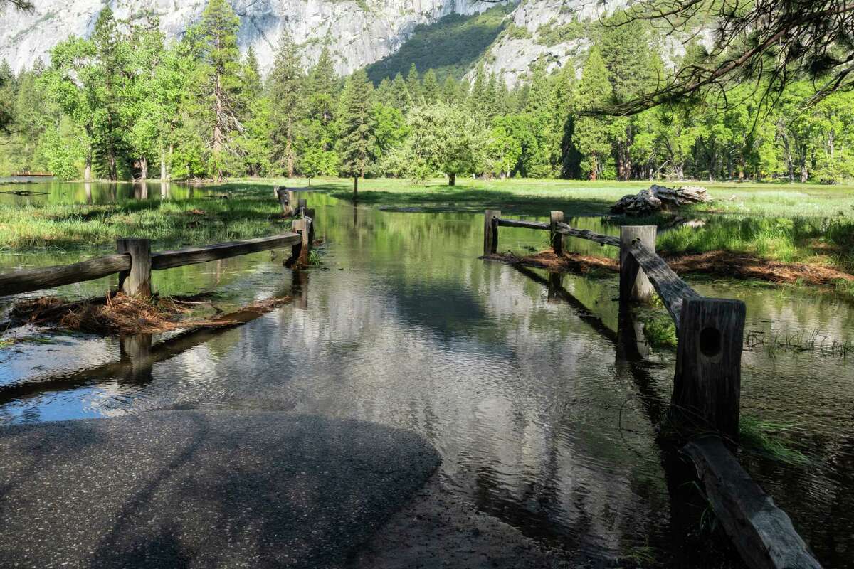 Photos show Yosemite flooding as major river swells