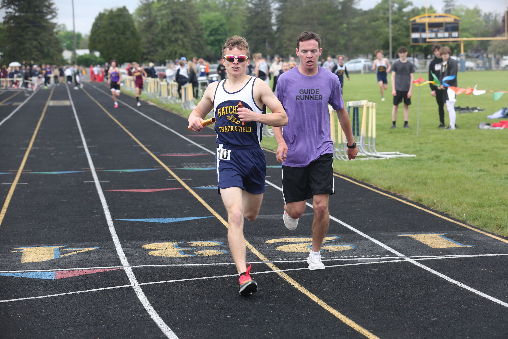 Bad Axe boys track finish third, girls fifth at home regional
