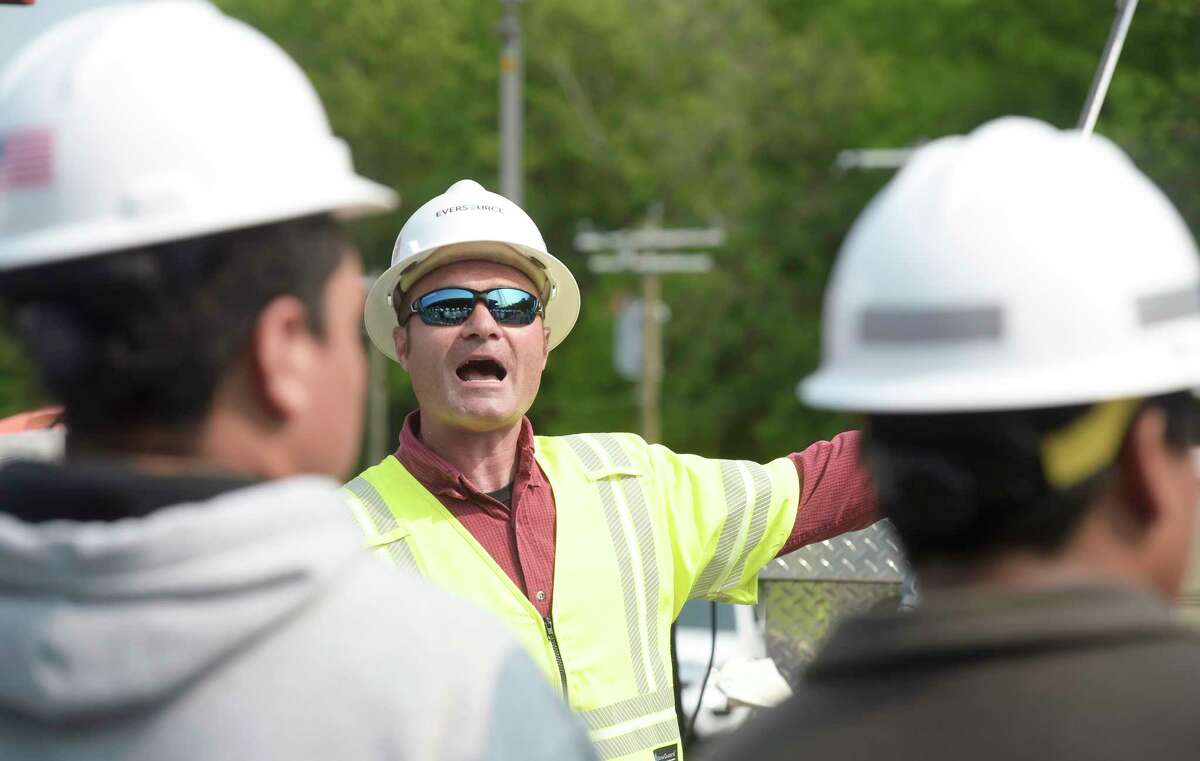 Danbury students experience a day in the life of Eversource crew