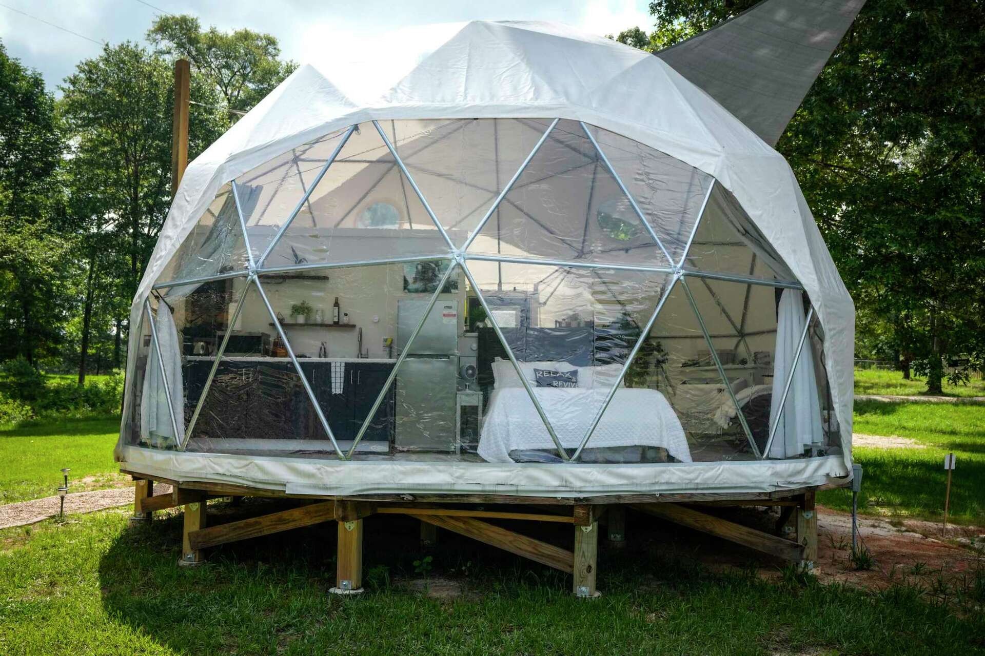 Geodesic dome joins the glamping market near Houston