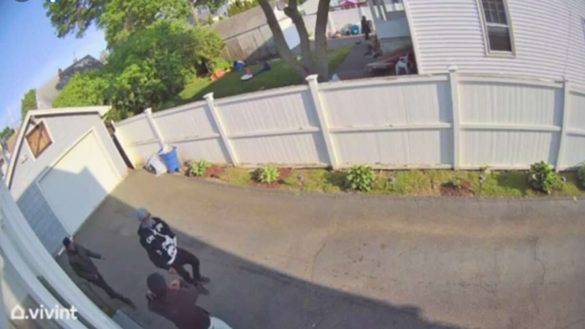 Stratford police release video of 3 suspects wanted in shooting
