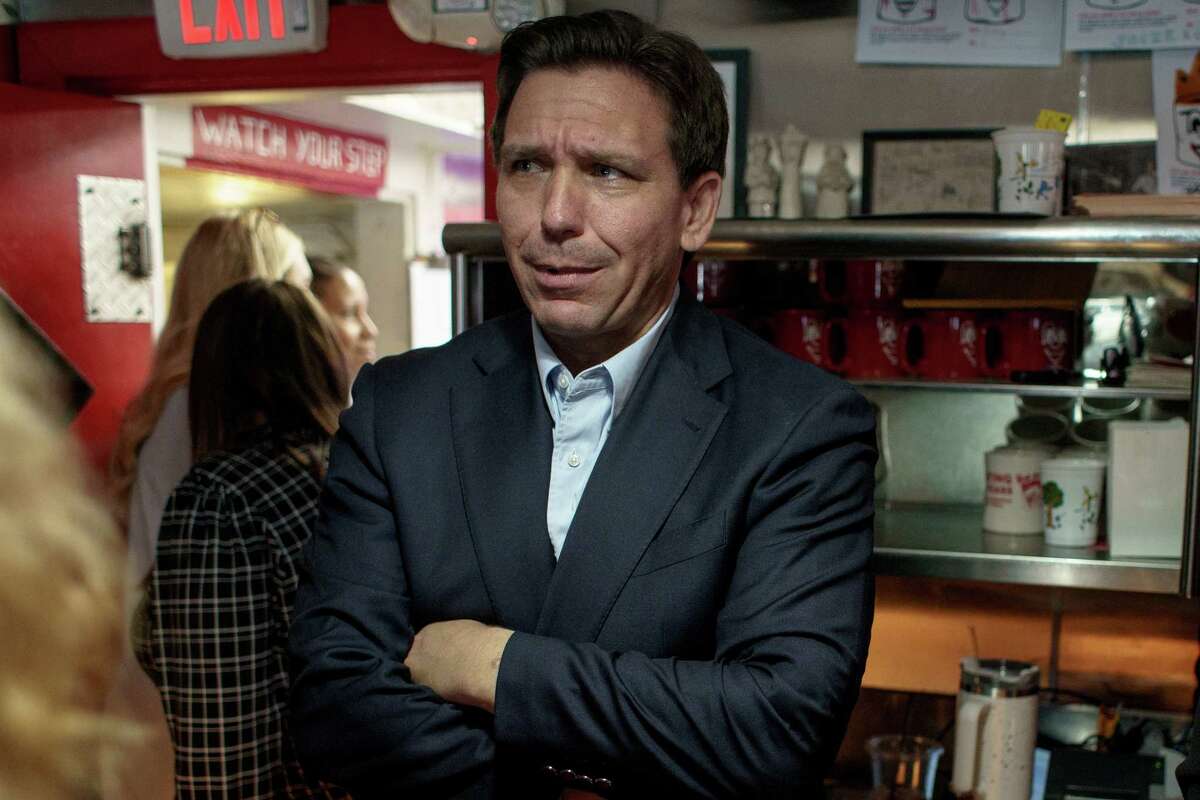 Florida Gov. Ron DeSantis, seen here recently in New Hampshire, announced his presidential run on Wednesday.