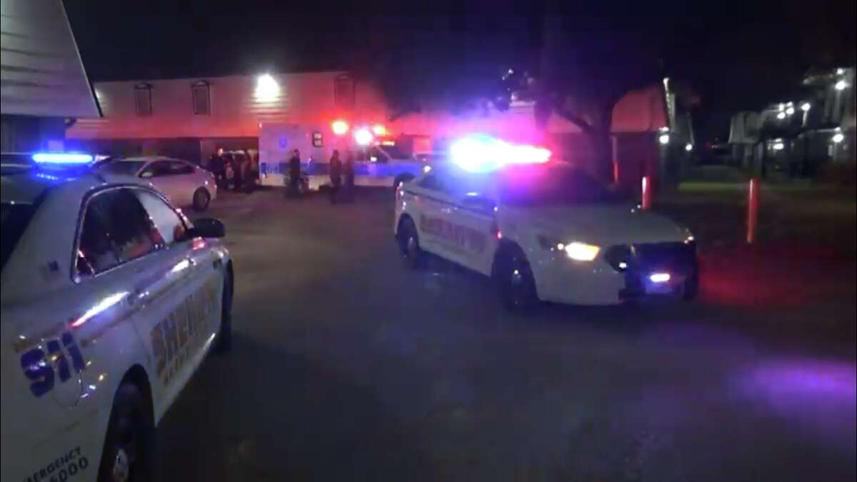 Deputies early Friday were investigating a fatal shooting at a northeast Harris County apartment.