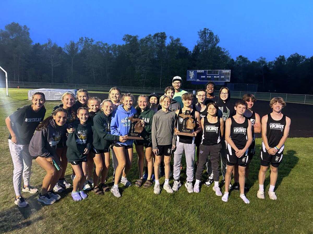 Northeast M.S. track teams win regional championships