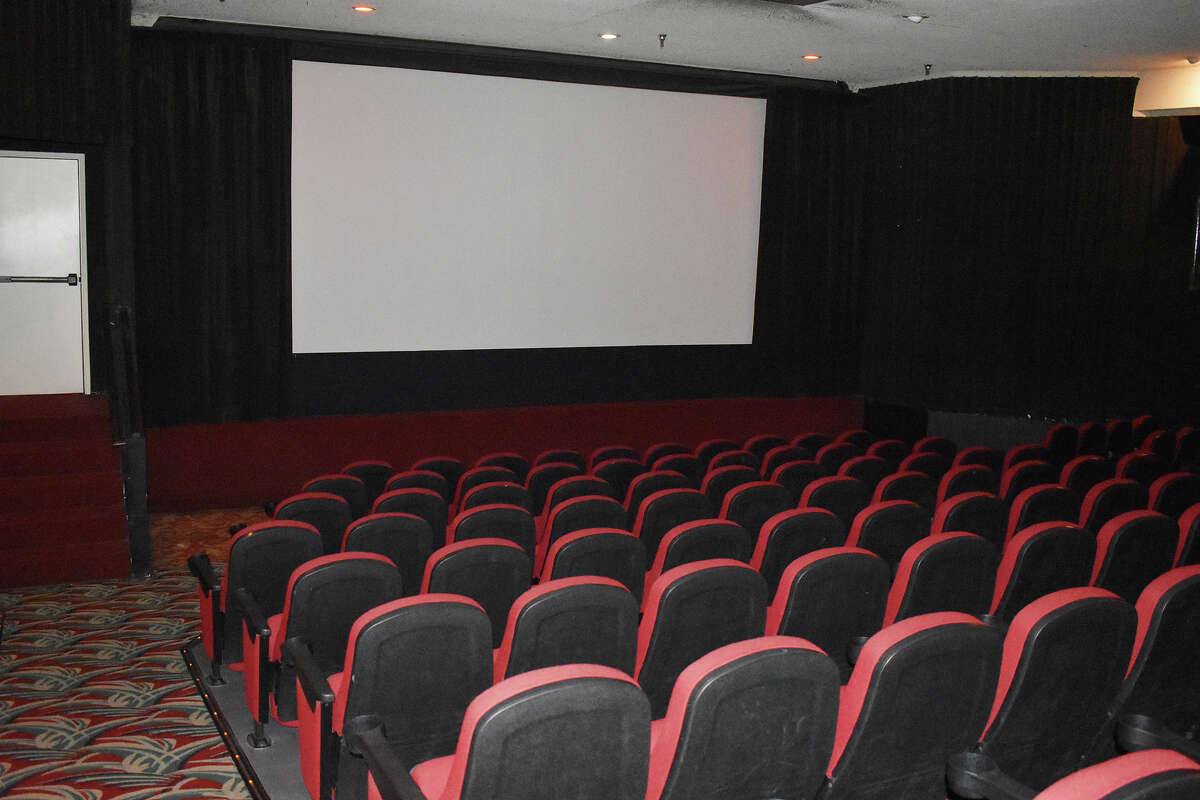 The main auditorium at the Palm Theatre in San Luis Obispo, Calif., sits empty. 