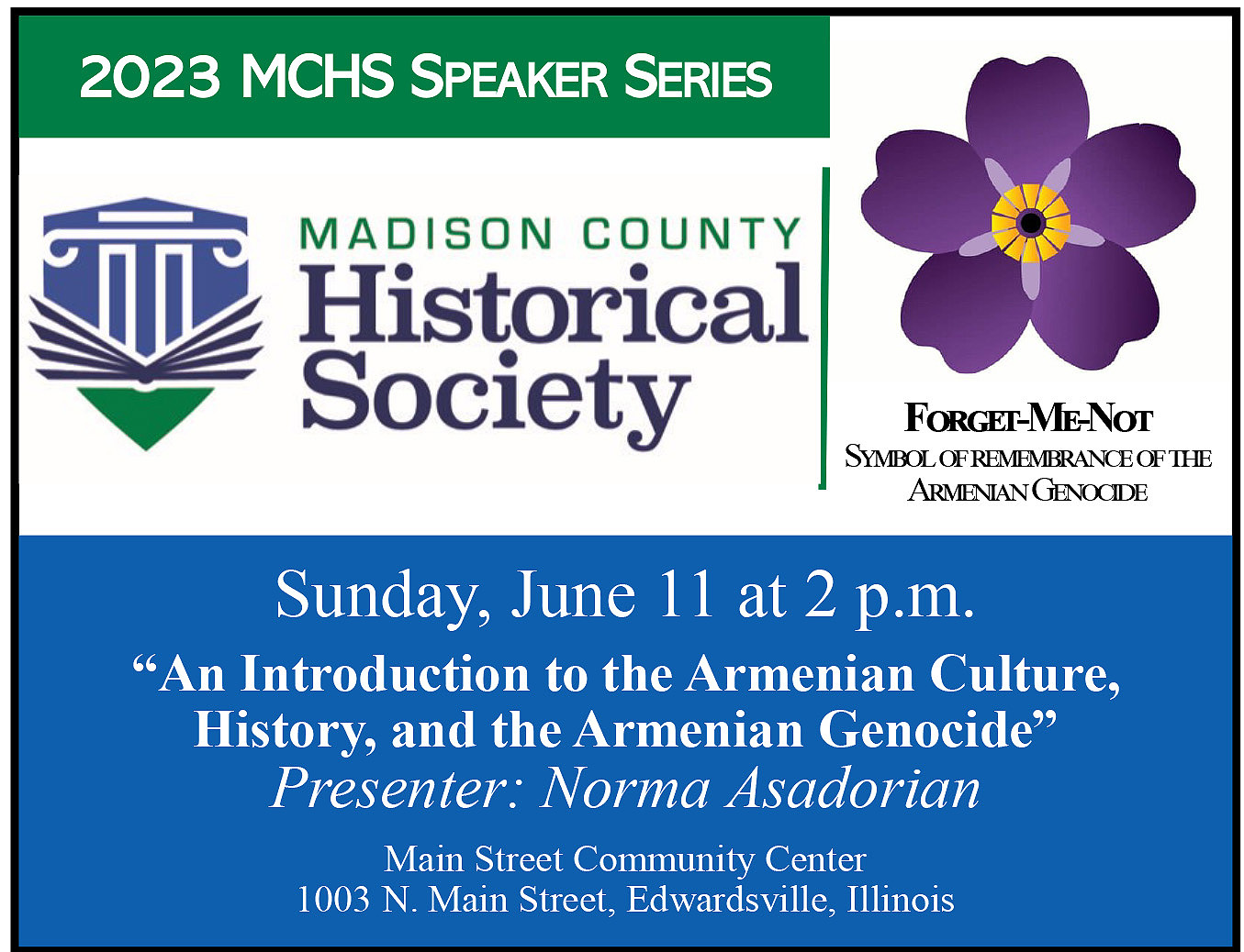 Armenia will be the focus of June speaker series at historical society