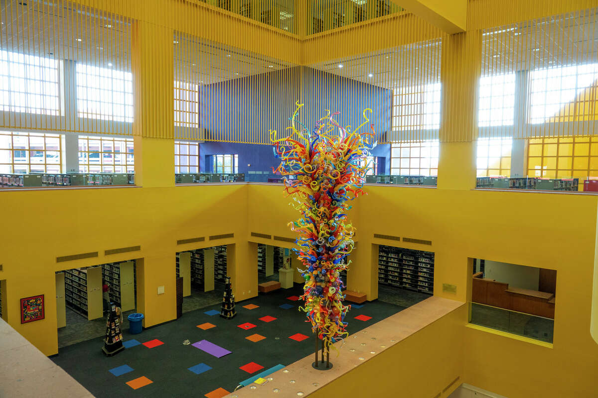 San Antonio's Central Library has an amazing art collection