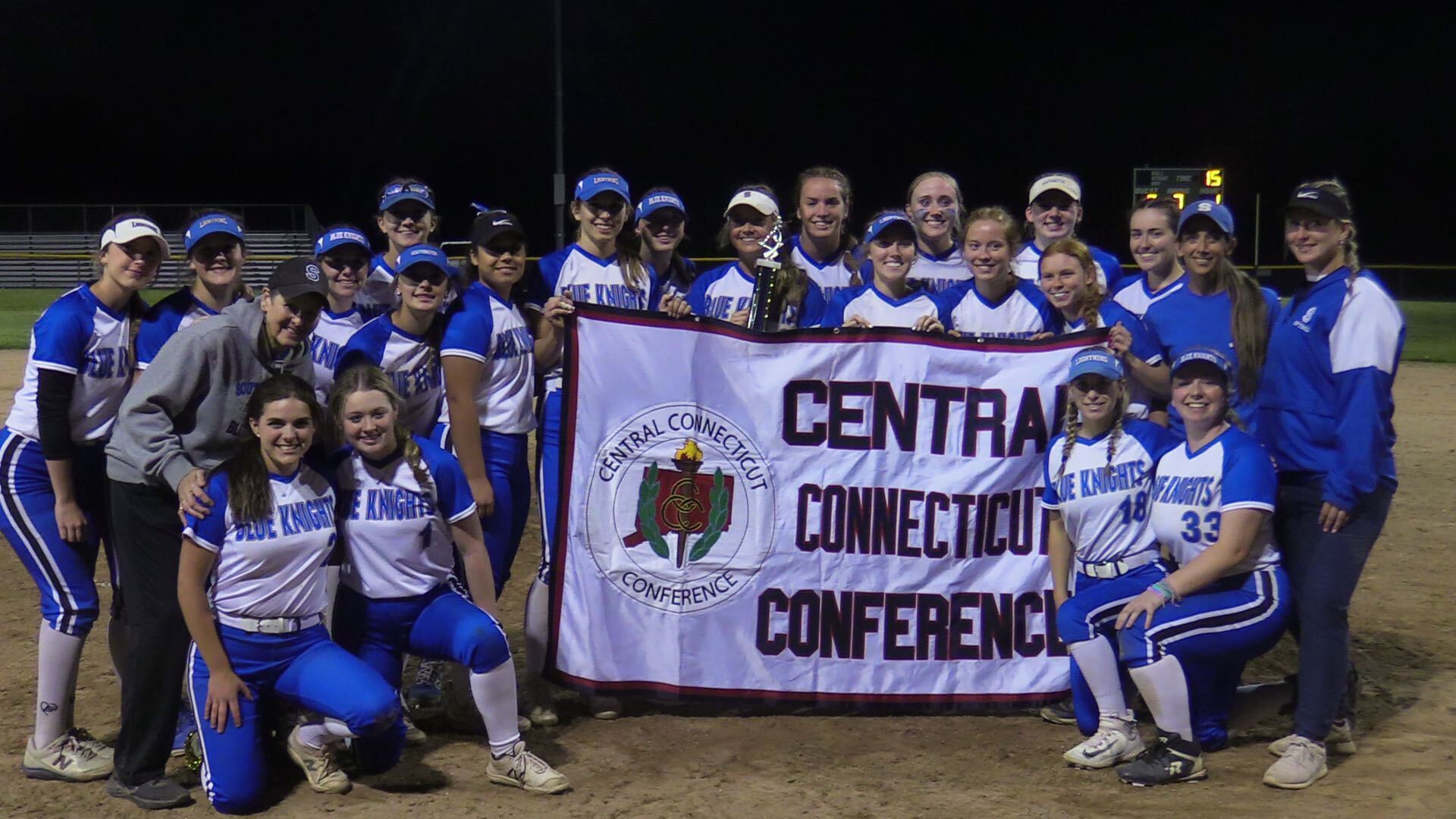 Southington softball wins 3rd straight CCC title on wild play at plate against Bristol Central Southington softball wins 3rd straight CCC title on wild play at plate against Bristol Central