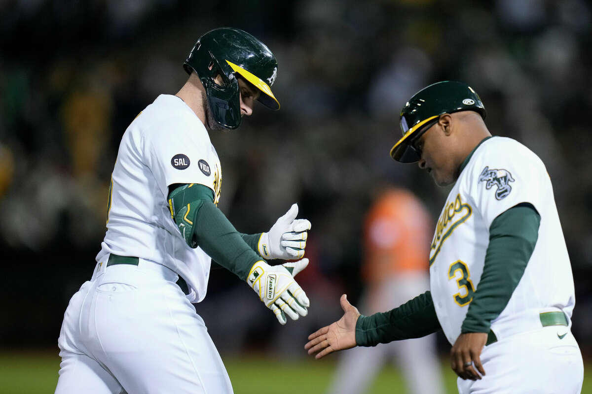 Corey Julks, Houston Astros defeat Oakland A's in series opener