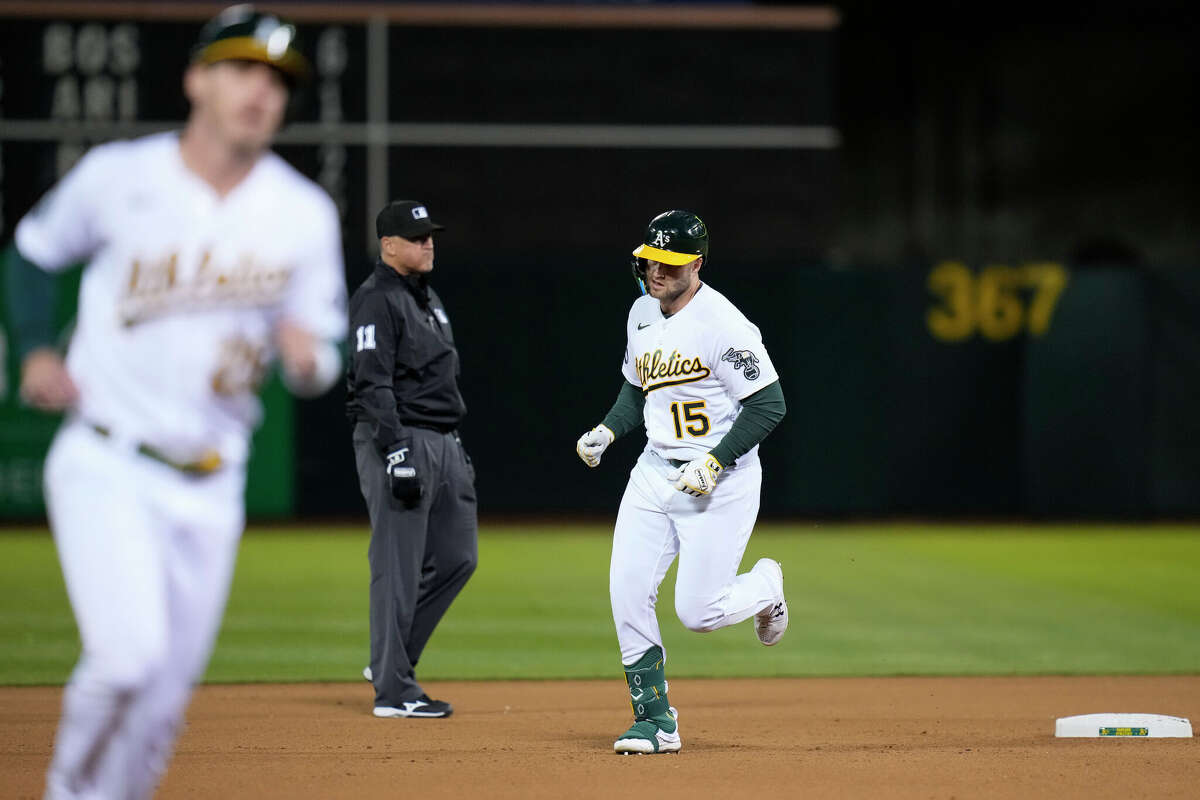 Corey Julks, Houston Astros defeat Oakland A's in series opener