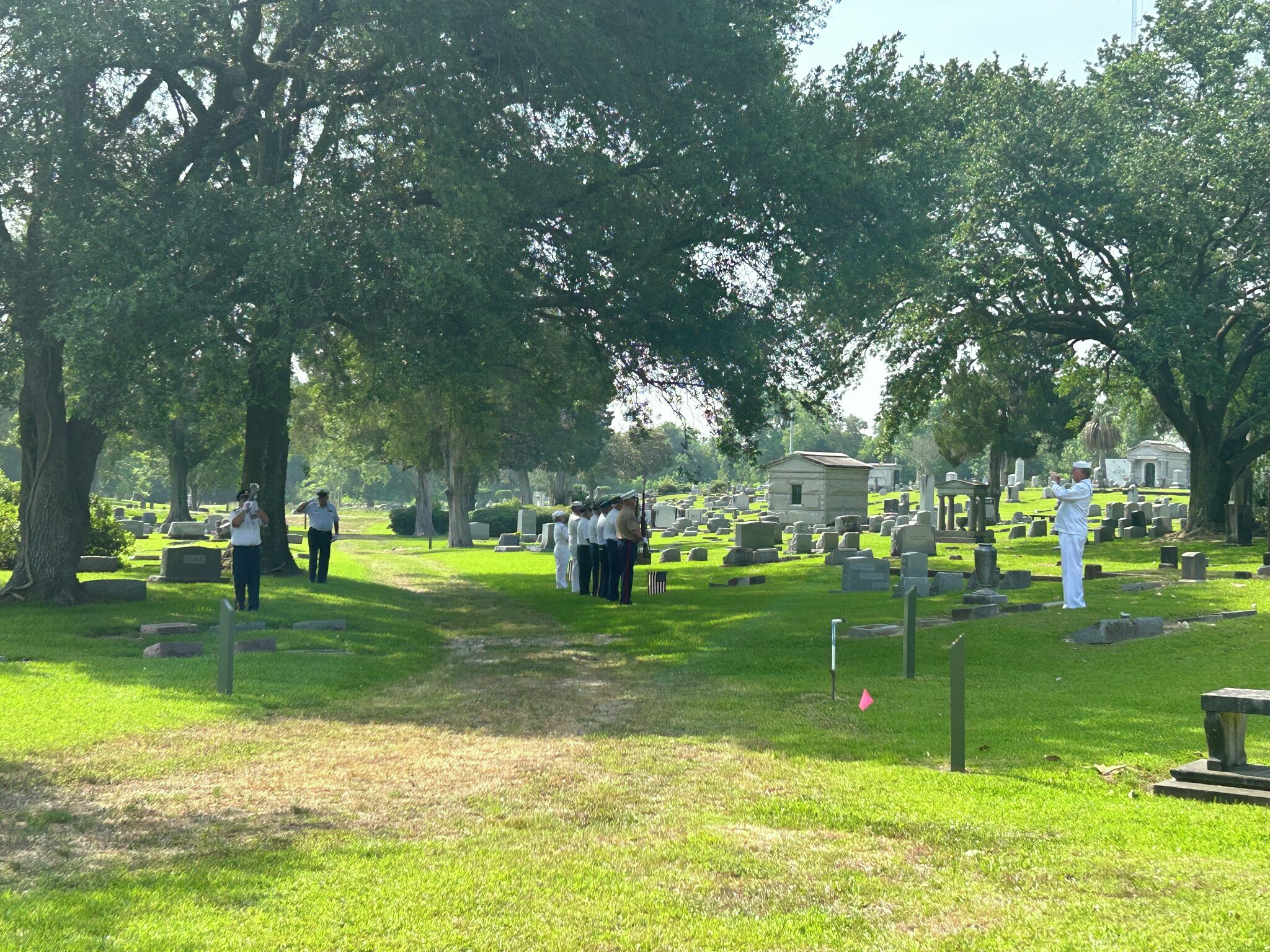 Magnolia Cemetery honored the fallen with their Memorial Day service