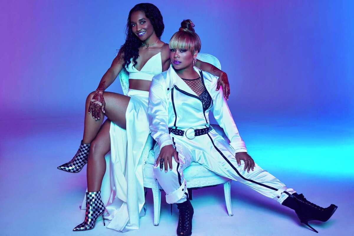 TLC members Chilli, left and T-Boz.