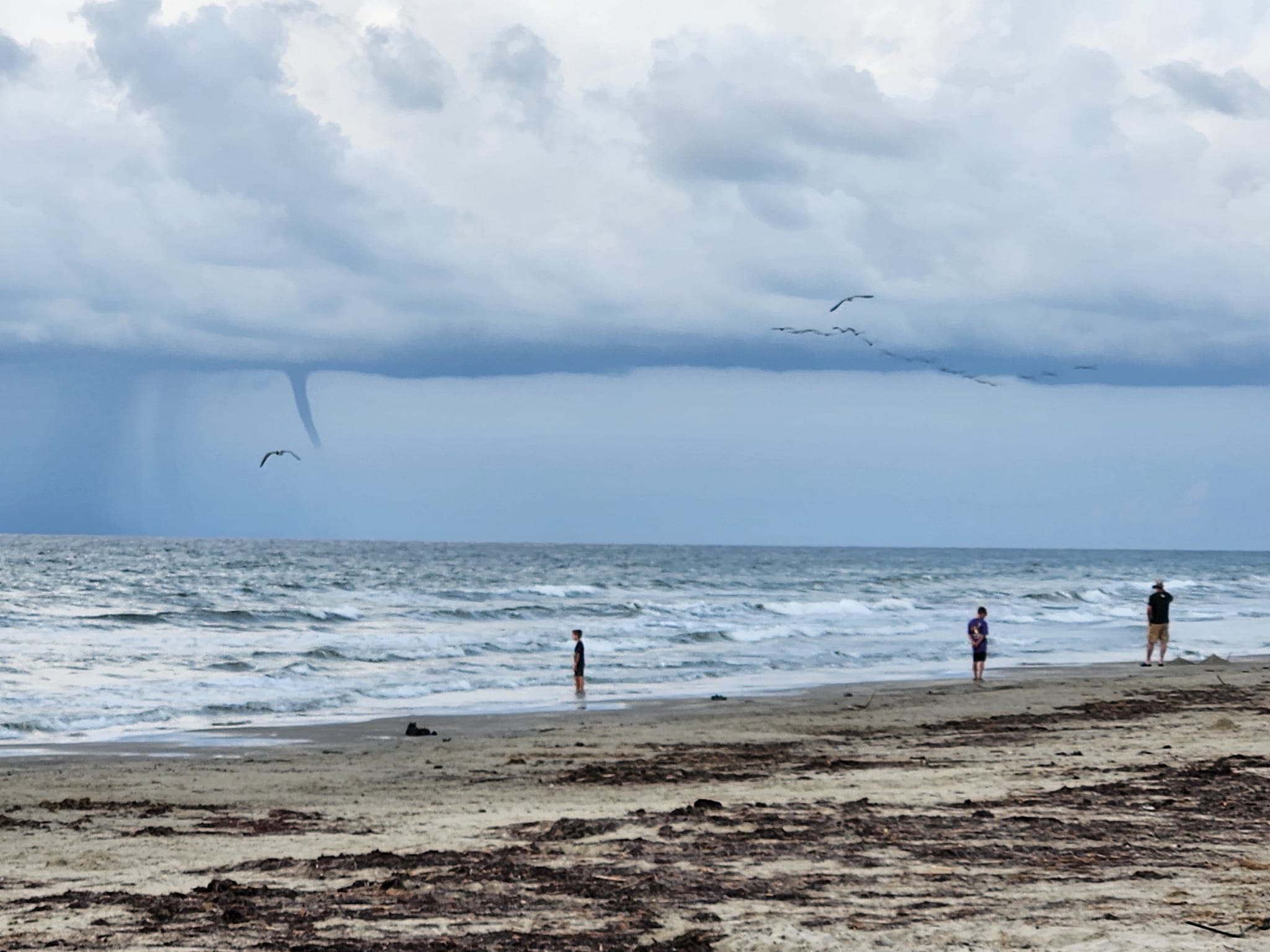 Galveston Island State Park posts waterspout photo off Texas coast