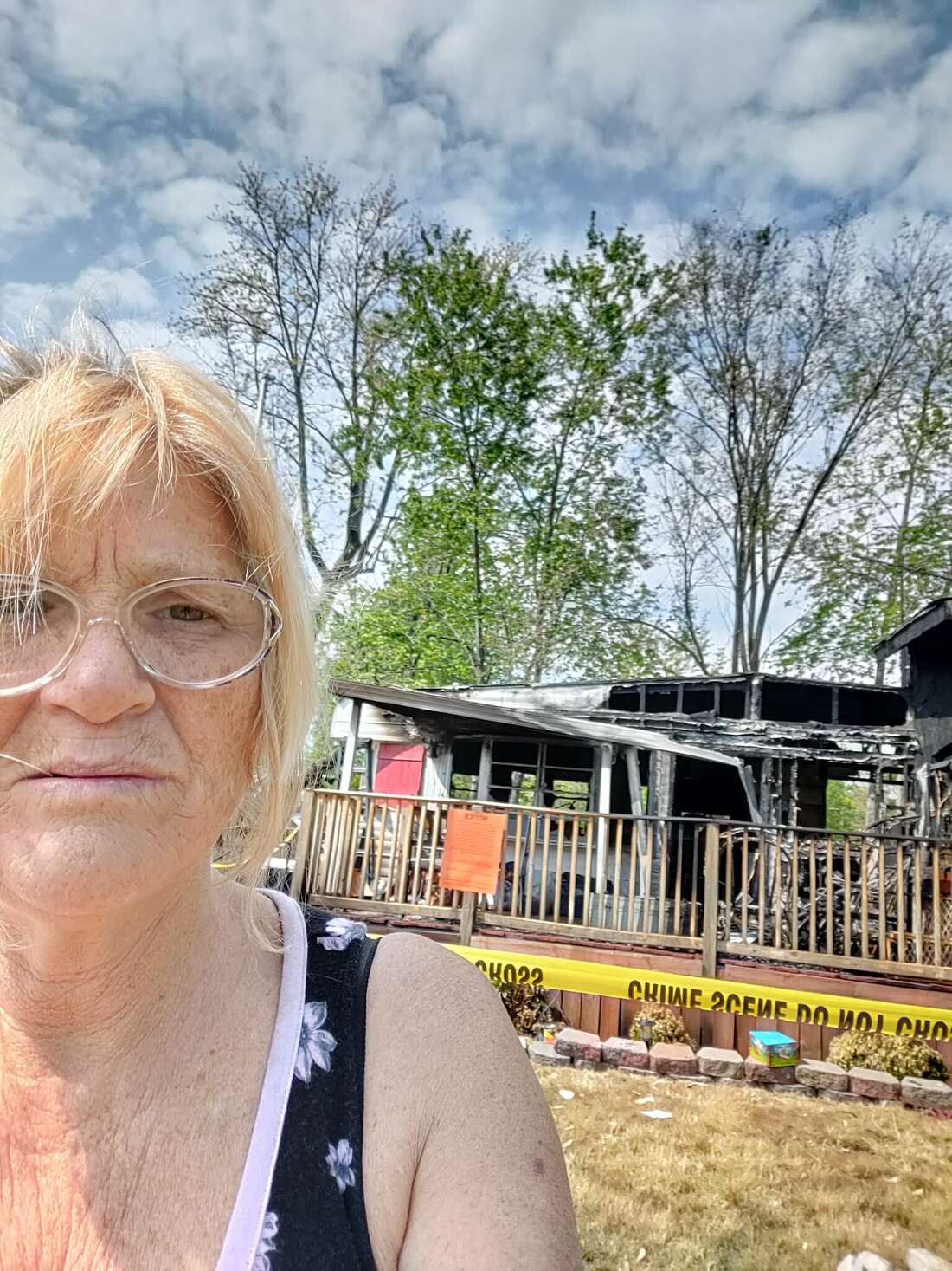 A South Roxana couple have reached a happy ending after a disaster