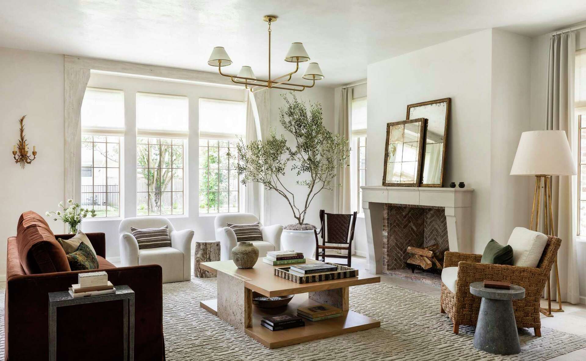 Designer Marie Flanigan tests her own products in Heights home