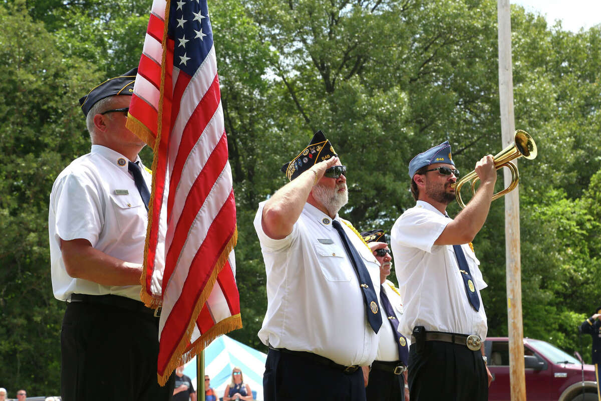 Grafton's threevolley rifle salute, Taps traditions honor veterans
