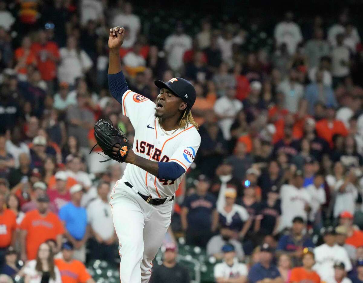 Chas McCormick Points to His Twin After Homer Shocking Yankee Stadium — How  Young Guys and New Additions Are Making a Perfect Postseason Seem Possible  For the Astros