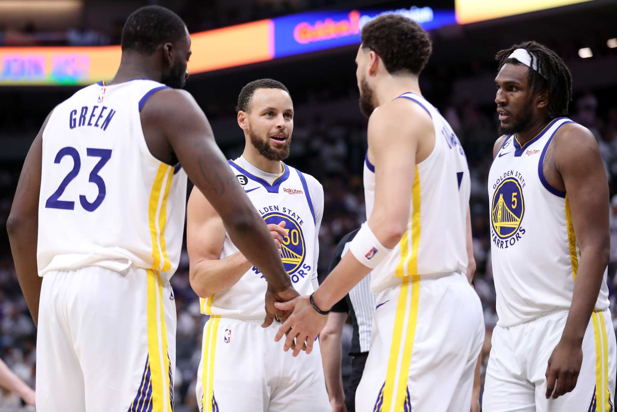 Warriors Jordan Poole and Gary Payton II go to a Giants game - Golden State  Of Mind