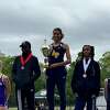 Averill Park's Abbie Wicks took home top honors in the 100 (12.70) at the Eddy Meet.
