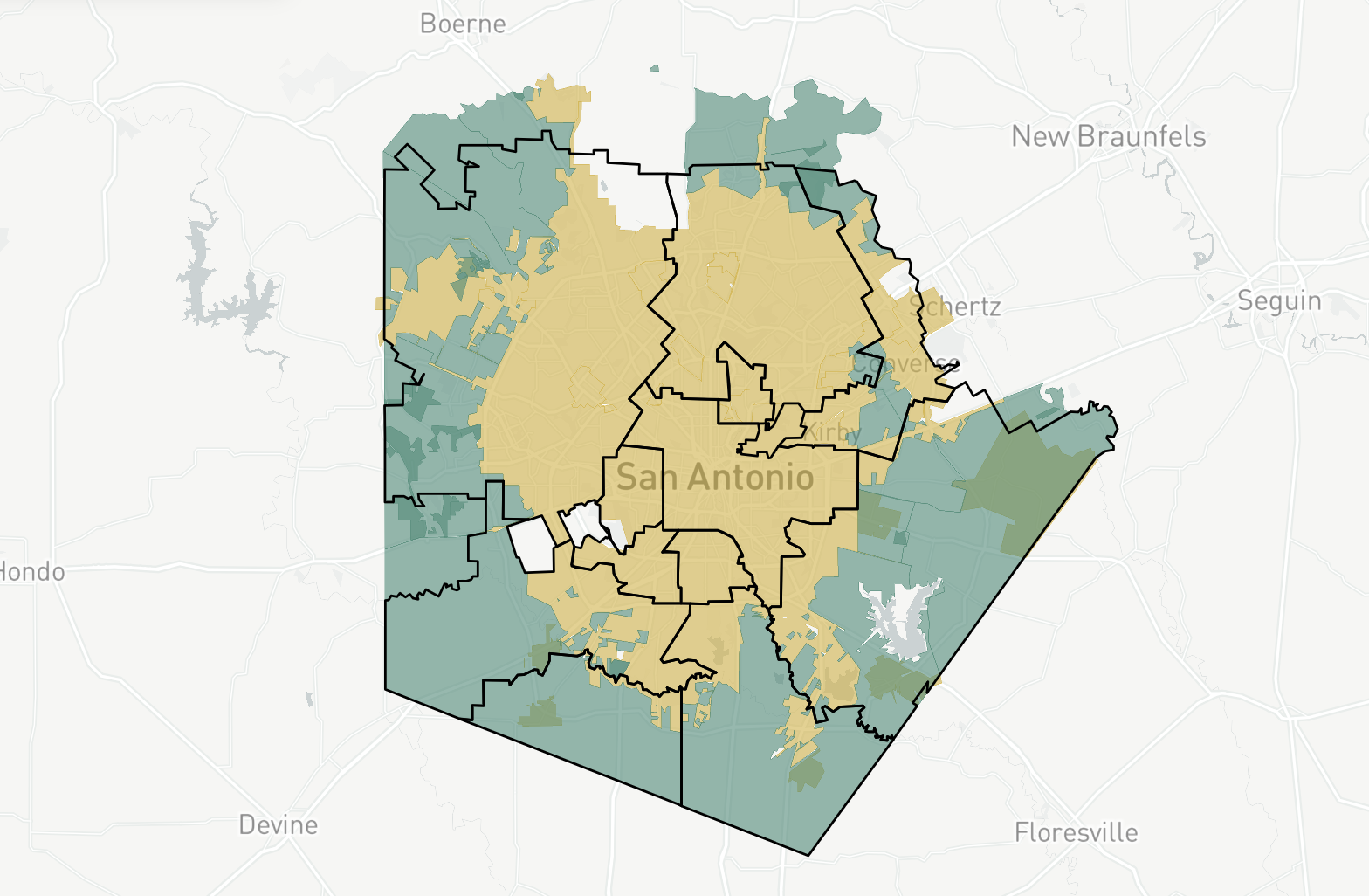 Map Keep current on Bexar County property tax rate increases
