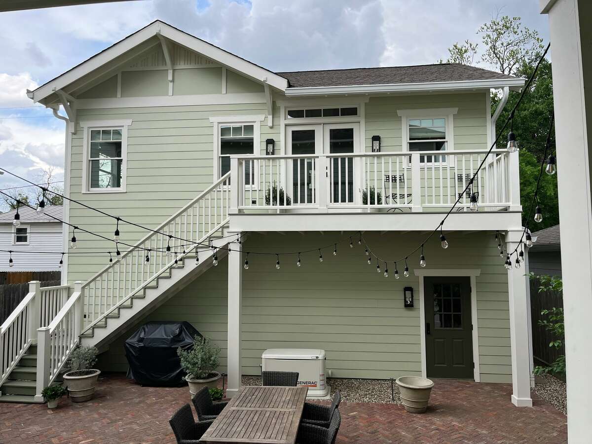 Shannon and Mitch Ackal added 10 feet to the width of their garage, then had a 757-square-foot apartment constructed on top.