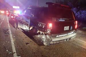 Laredo airport police unit struck by alleged drunk driver