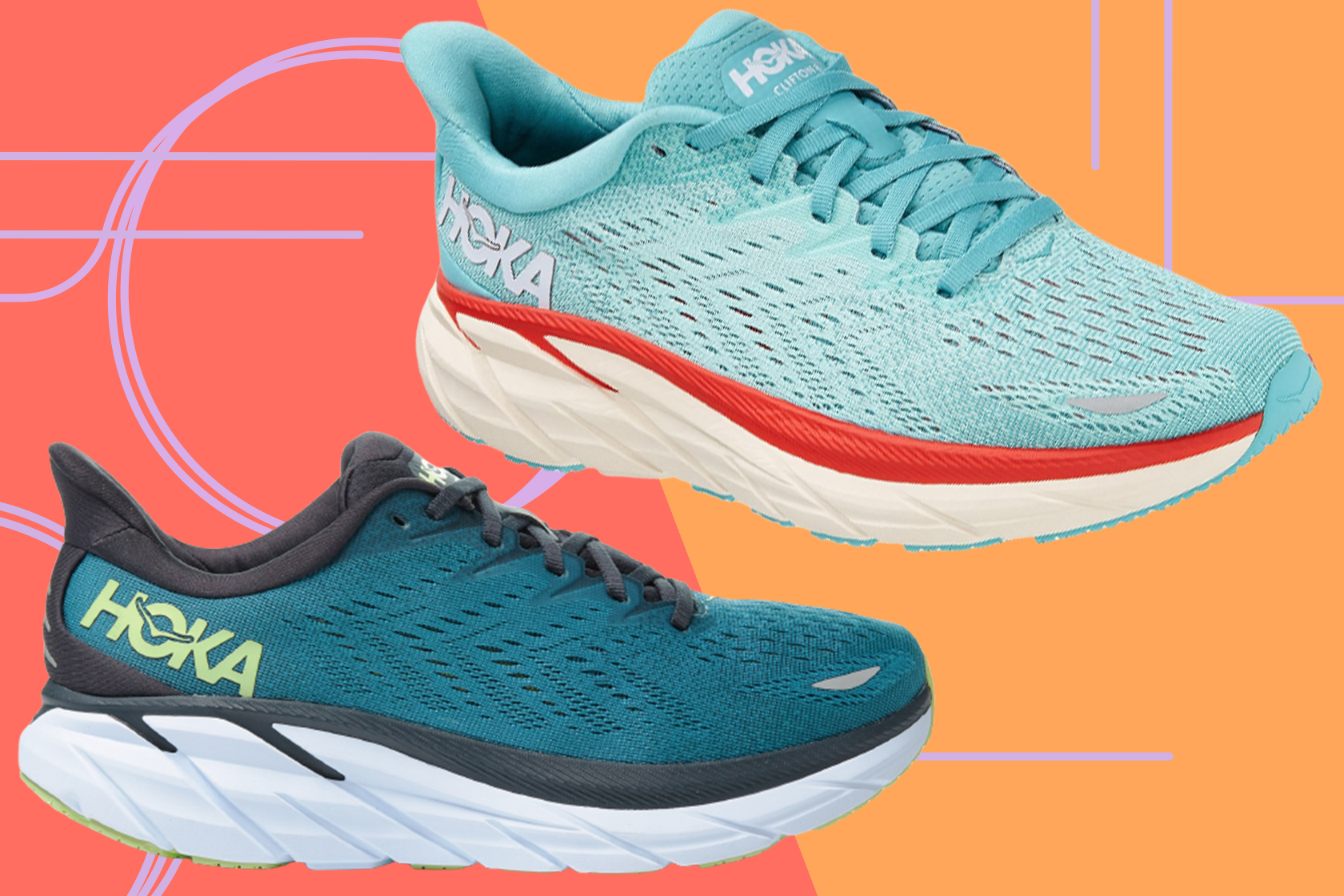 Get HOKA Clifton 8 running shoes for 19% off at REI today