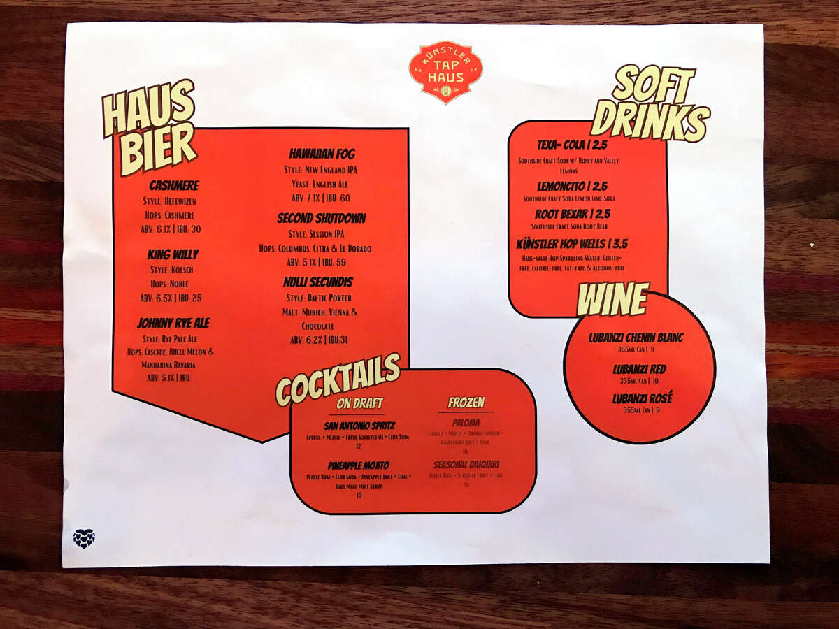Künstler Brewing's Tap Haus opens Sunday in Hemisfair
