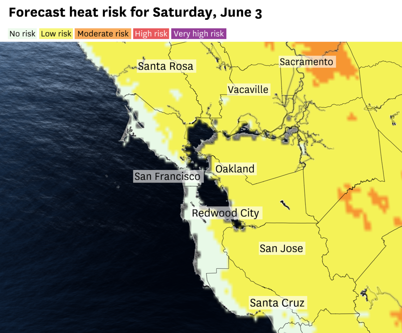 Summer like weather coming to these Bay Area cities Saturday