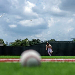 Pitcher Ronel Blanco poses for a picture during photo day at Houston Astros  spring training, Wednesday, March 16, 2022, at The Ballpark of the Palm  Beaches in West Palm Beach, Fla. (AP