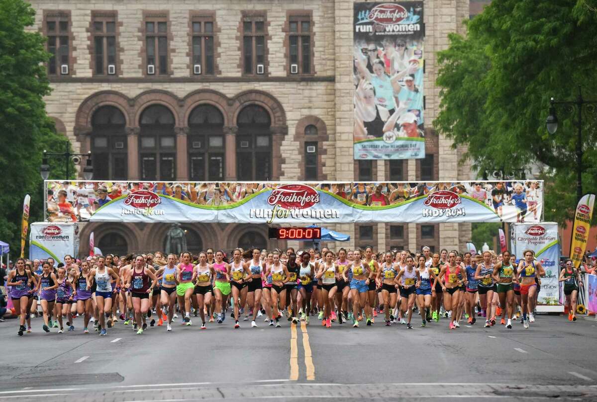 The start of the 45th Freihofer’s Run for Women on Saturday, June 3, 2023, in Albany, NY.