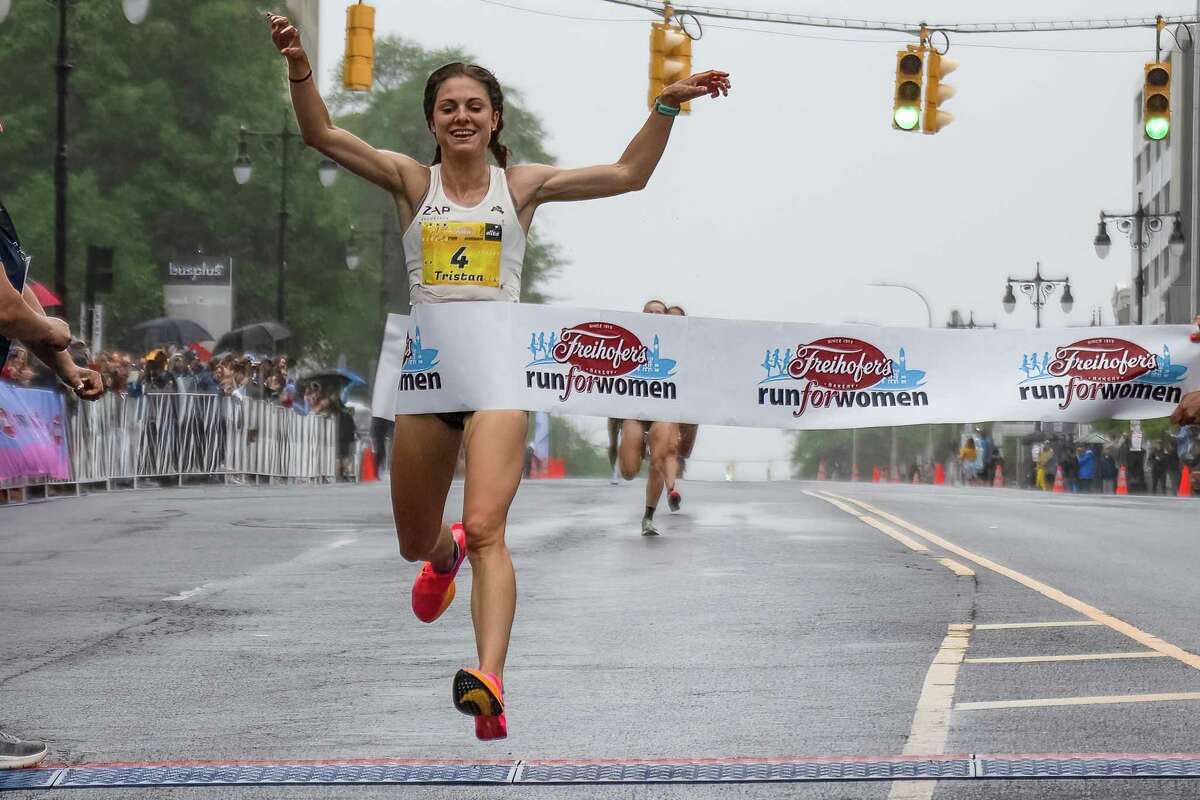 Tristin Van Ord wins the Freihofer’s Run for Women with a time of 15:54 on Saturday, June 3, 2023, in Albany, NY.