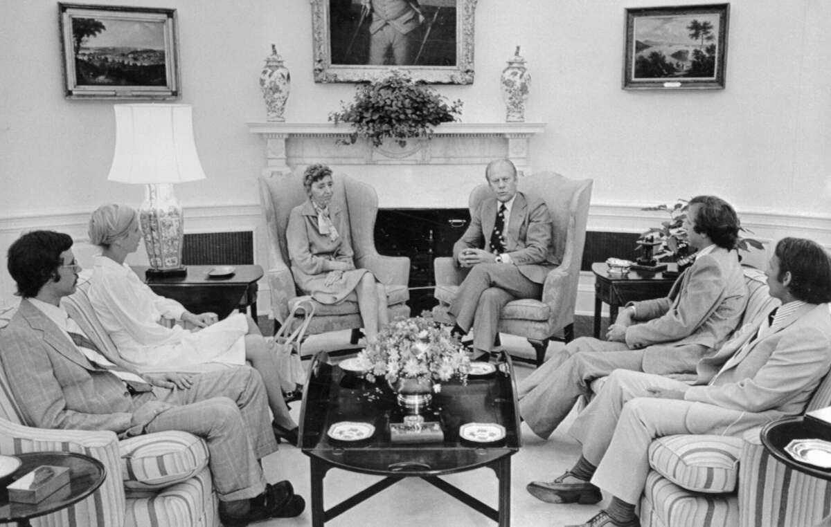 FILE: President Ford met privately with the family of Dr. Frank Olson and apologized on behalf of the U.S. government for the scientist's death after he was secretly given LSD by the CIA.