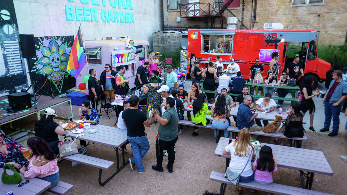 Photos from the Pride Month kickoff at Laredo's Cultura Beer Garden