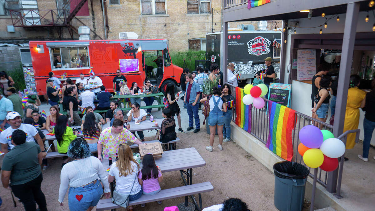 Photos from the Pride Month kickoff at Laredo's Cultura Beer Garden