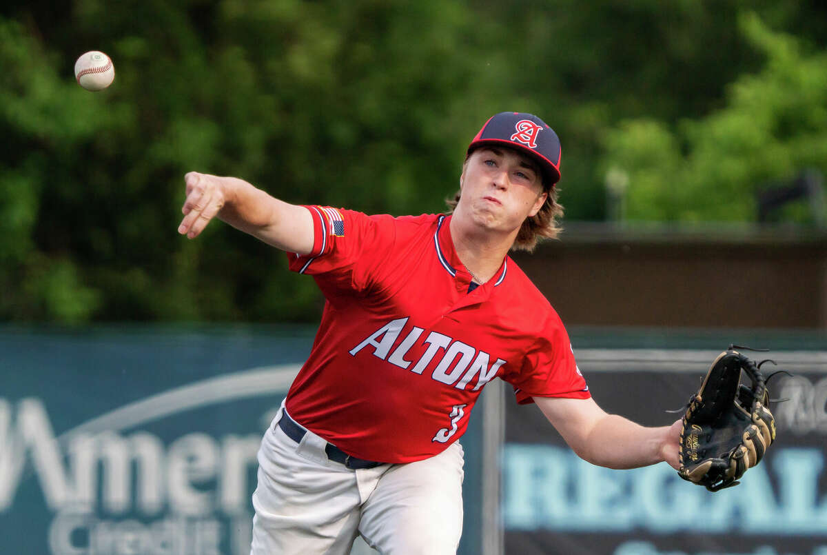 Alton Post 126 Legion baseball team losses home opener to Trenton 2-0