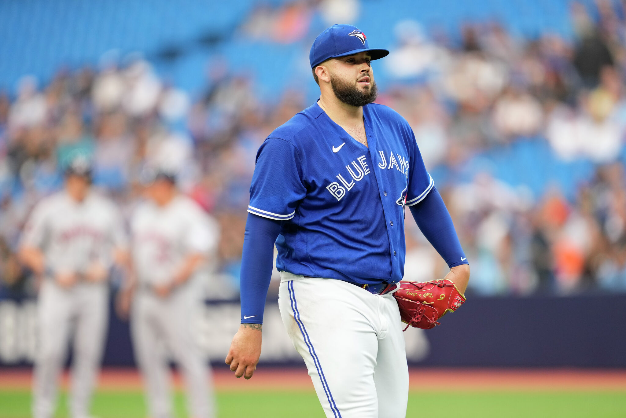 Pitchers gearing up for spots with Jays