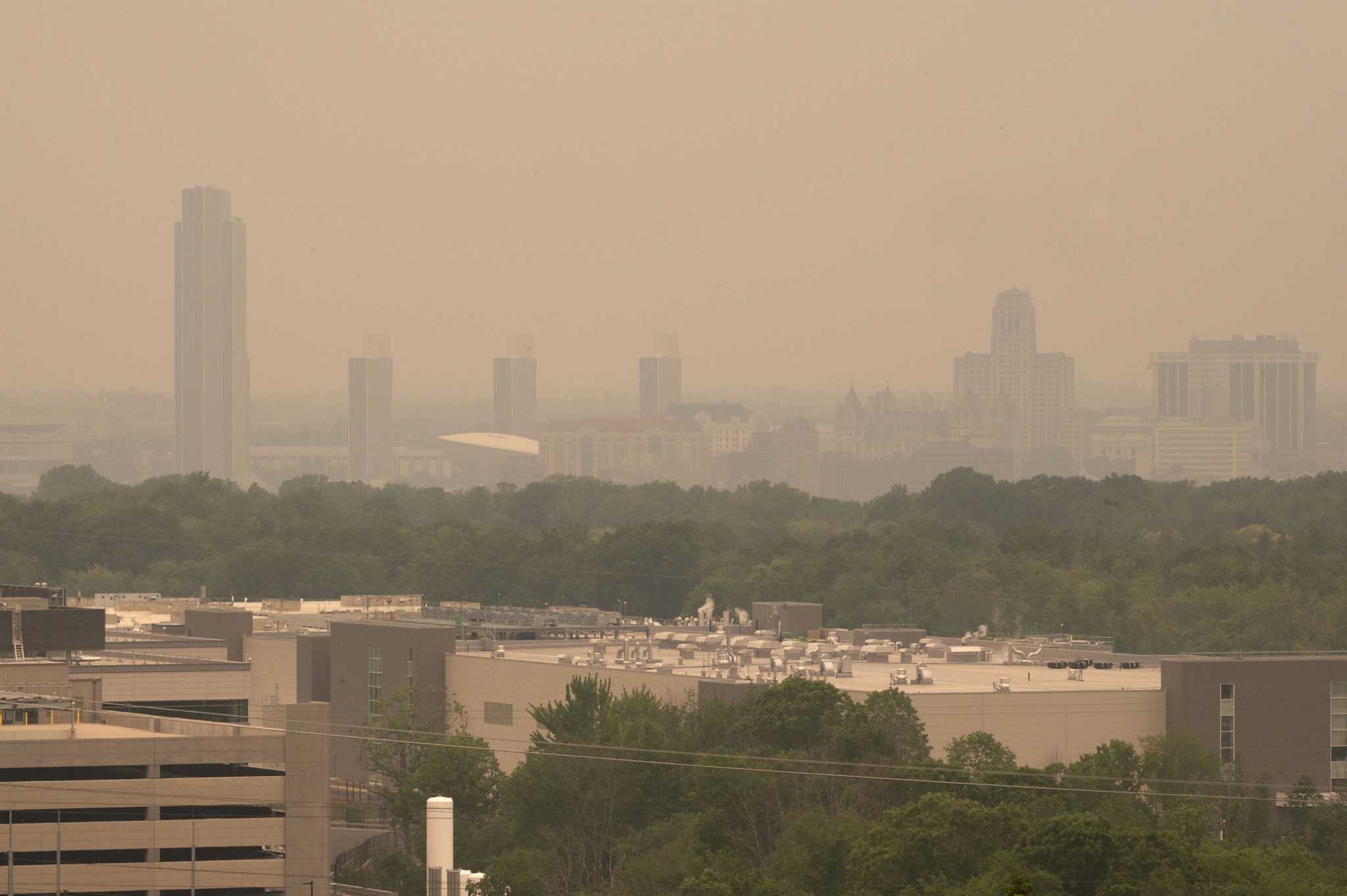 Air Quality Alert extended as smoke from Canada wildfires spread