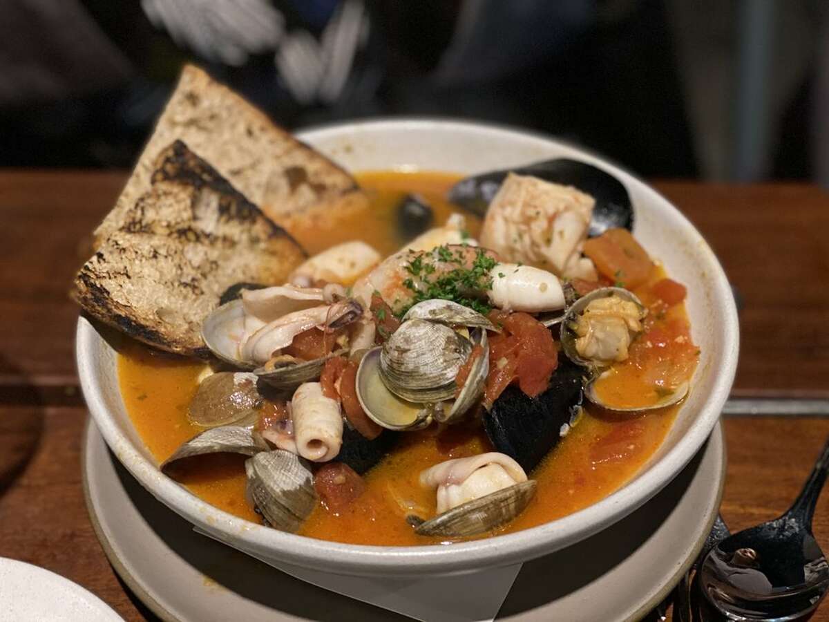 They may not call it cioppino, but the "rustic seafood stew" served at Hog Island Oyster Co. has all the tasty trappings of the classic San Francisco specialty.