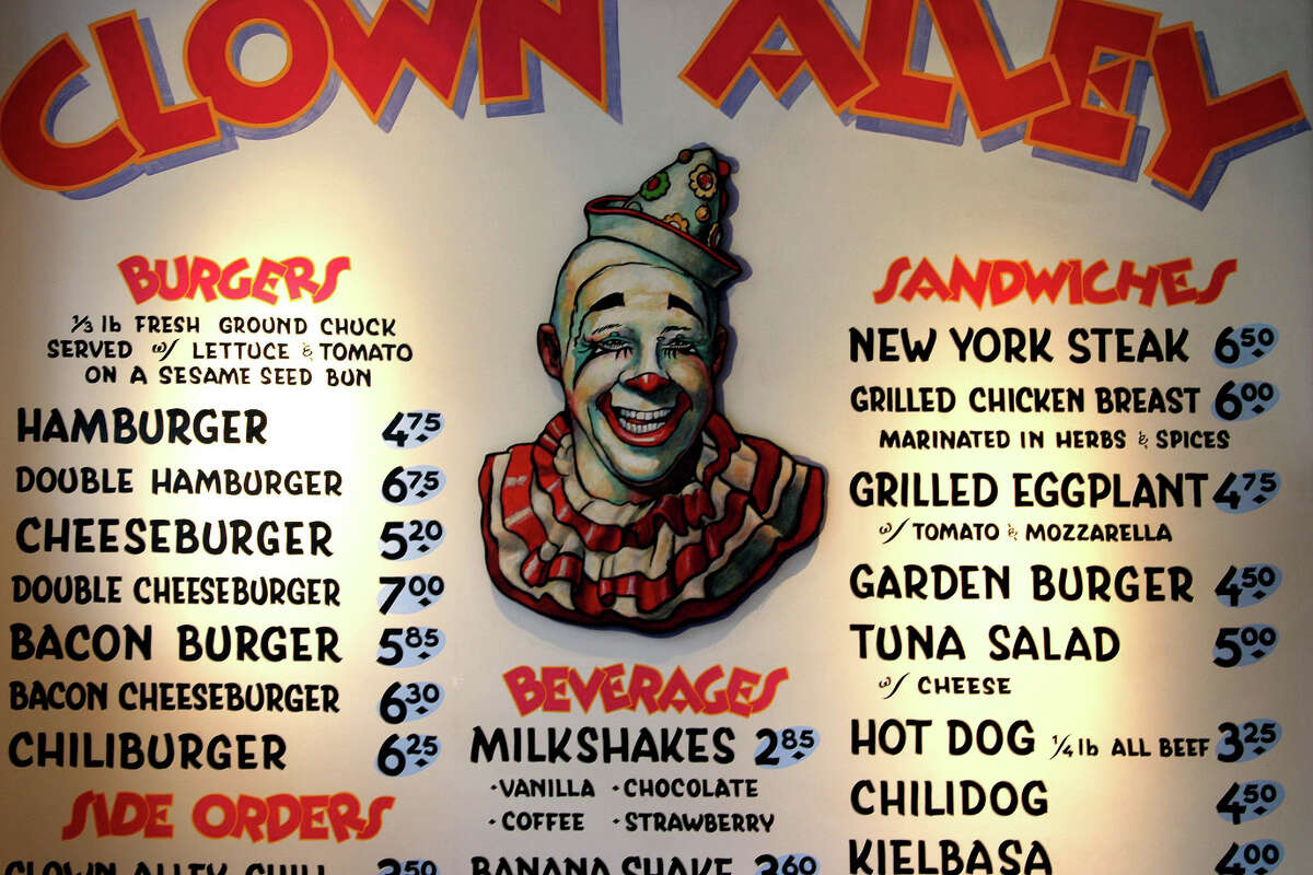 Clown Alley menu